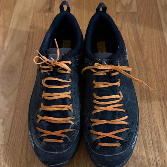 Salewa EU 44 US 10.5 MS Mountain Trainer 2 GTX Black Orange gortex vibram sole - Picture 4 of 13